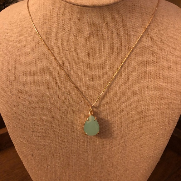 Designs by Kimberly Kathleen Jewelry - 14k Plated Gold Necklace with Stone